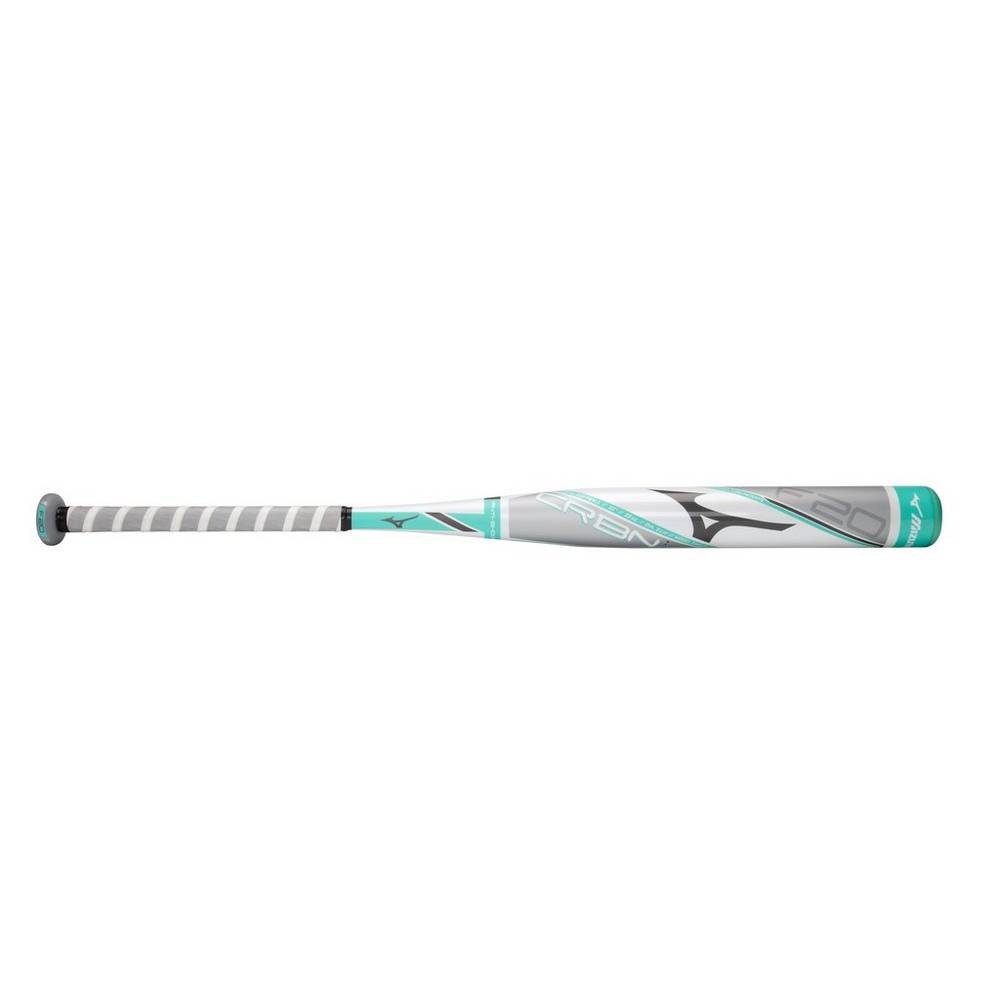 Bate De Softball Mizuno F20-CRBN1 - Fastpitch (-8) Mujer Blancas/Verde Menta Baratas AKZV-82764